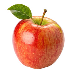 An apple isolated in a transparent background