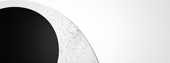 Circular Abstract on Gradient. Created with Generative AI