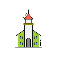 Church vector icon
