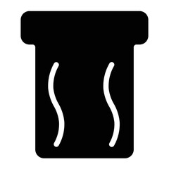 Bakery Bread Desert Glyph Icon