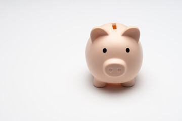 シンプルな豚の貯金箱