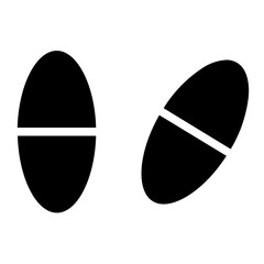 Capsule Care Chronic Glyph Icon