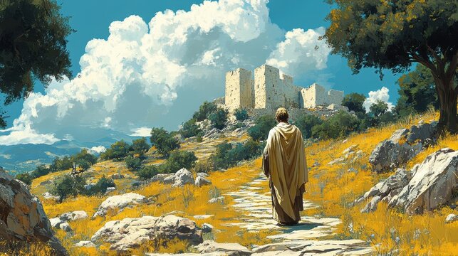 parable of the prodigal son the return of the prodigal son digital illustration