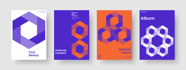 Geometric Book Cover Layout. Modern Report Template. Abstract Flyer Design. Poster. Banner. Background. Business Presentation. Brochure. Brand Identity. Leaflet. Handbill. Catalog. Portfolio