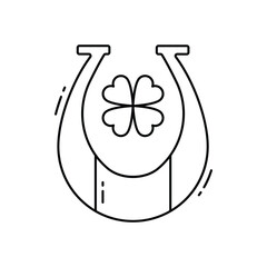 Horseshoe vector icon