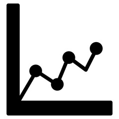 Chart Diagram Statistics Glyph Icon