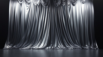 curtains on the stage
