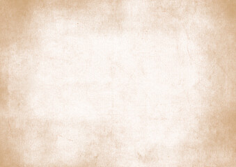 Grunge background texture of old vintage worn paper or faded parchment