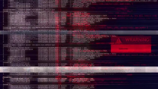 Hi-Tech Damaged Glitched Developer Codes Effect Code for either a hacker attack, security screen, lost signal, computer software BIOS Damage Screen, OS Virus Infection Attack, Corrupted Boot Screen