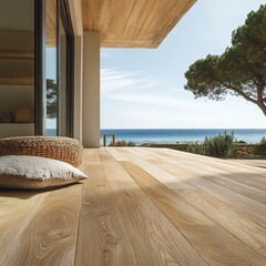 Obraz premium view of a room with a view