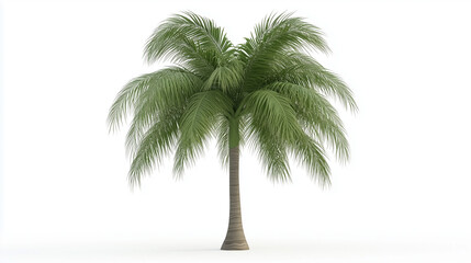Fototapeta premium palm tree isolated on white