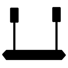 Exit Pull Switch Glyph Icon