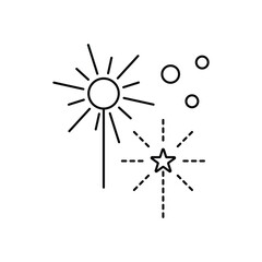 Firework vector icon