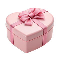 gift box with ribbon on white background