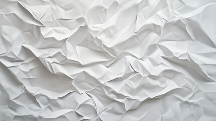 Obraz premium white crumpled paper