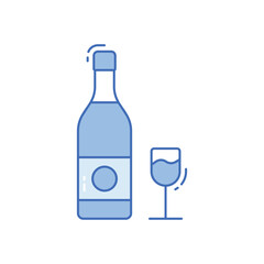 Whiskey vector icon