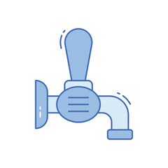 Beer tap vector icon