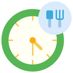 Time For Launch Flat Icon