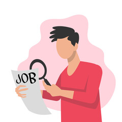 Job Search Illustration