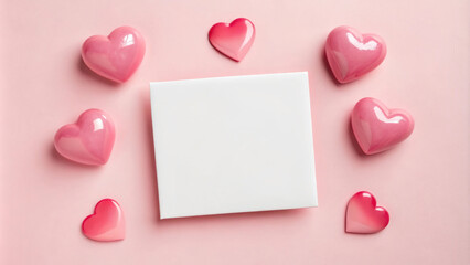 pink note with heart