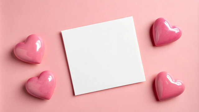 pink note with heart