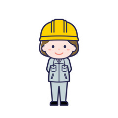 工事作業員／女性 28