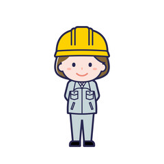 工事作業員／女性 28