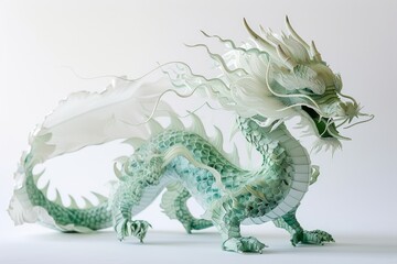 Chinese new year dragon animal representation.