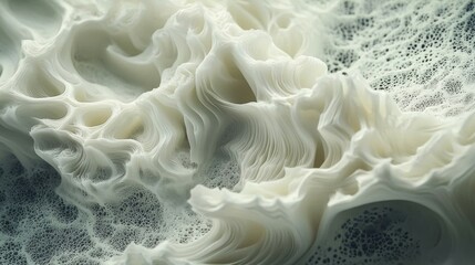 Abstract White Paper Sculpture Landscape