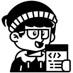 Programmer Job and Professions Icon