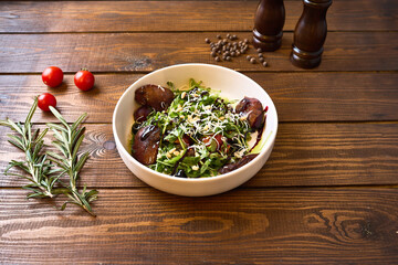 Roasted Beet Salad with Arugula and Pine Nuts