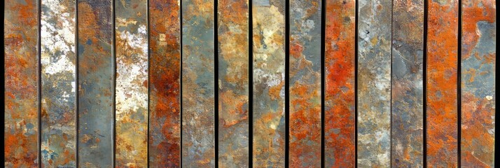 Rusty Urban Wall, Background With Crack Linear Pattern On Texture. Abstract Grunge Stone Design.
