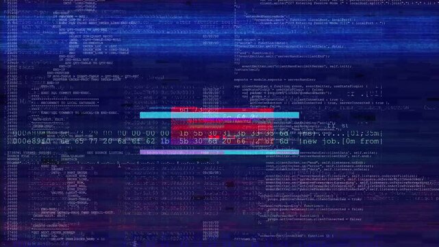 Virus detected warning alert binary computer code infected. Digital Pixel Noise Glitch Error noise background. effect. cyberattack malware hacking bug antivirus encryption noise. Coding, Encryption