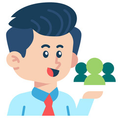Huma_Resources Job and Professions Flat Icon