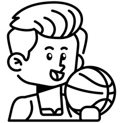 Sport_Person Job and Professions Line Icon