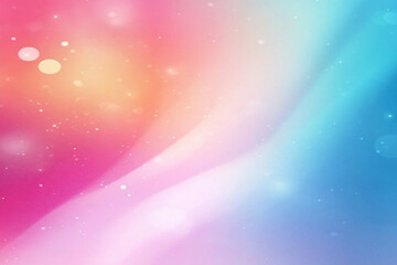 Obraz premium Soft Pastel Gradient with Bokeh Light Effect, Abstract Blurred Background for Creative Design Projects
