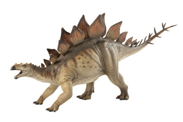 Obraz premium Stegosaurus Dinosaur on white background .