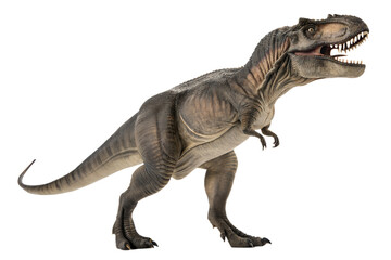 Fototapeta premium Isolated tyrannosaurus rex in white background