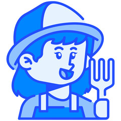 Female Doctor Job Black Fill Icon