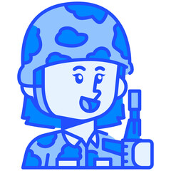 Female Programmer Job Black Fill Icon