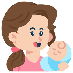 Female Banker Job Black Fill Icon