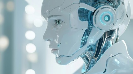 Fototapeta premium Innovative AI Technology Integration in Healthcare for Enhanced Patient Outcomes and Future Advancements