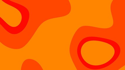 Vibrant Abstract Illustration Featuring Warm Tones and Organic Shapes Evoking Energy and Fluidity