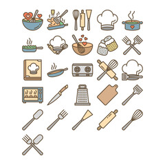 Cooking Utensils Icon Pack