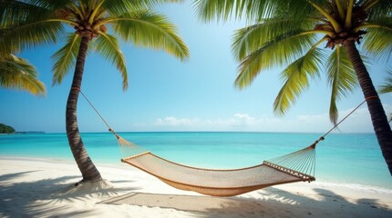 Tropical Beach Hammock Paradise