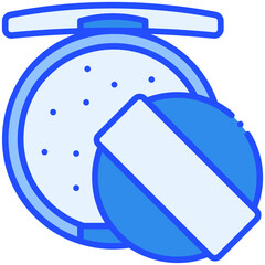 Foundation Powder Blue Color Icon
