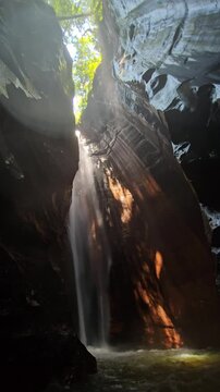 Cachoeira do Santu&aacute;rio na Chapada das Mesas, em Carolina, Maranh&atilde;o. 