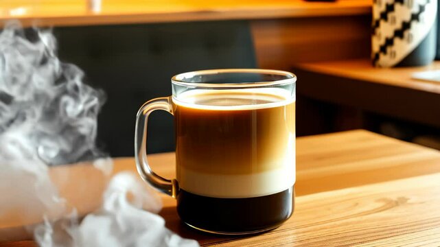 Coffee mug with marshmallows and whipped cream.