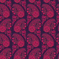 Paisley seamless pattern. Ethnic ornament