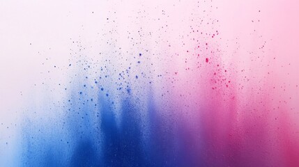 Blue and Pink Spray Paint Explosion Abstract Art